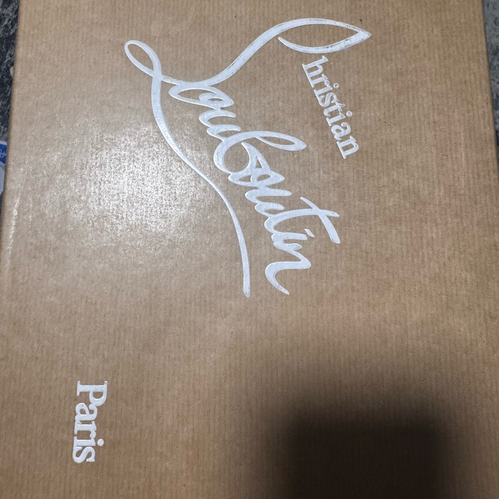 Christian Louboutin Brown Shoe Box with White Logo